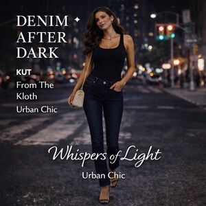 Kut from the Kloth Dark Wash Skinny Jeans | Size 8